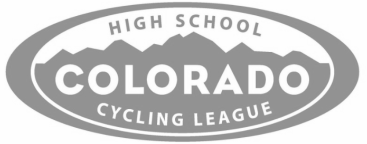 Logo of the Colorado High School Cycling League featuring mountain peaks and the league name.