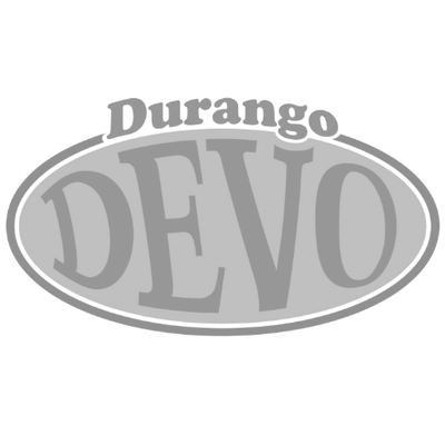 Durango DEVO logo with the words 'Durango' above 'DEVO' inside an oval shape.