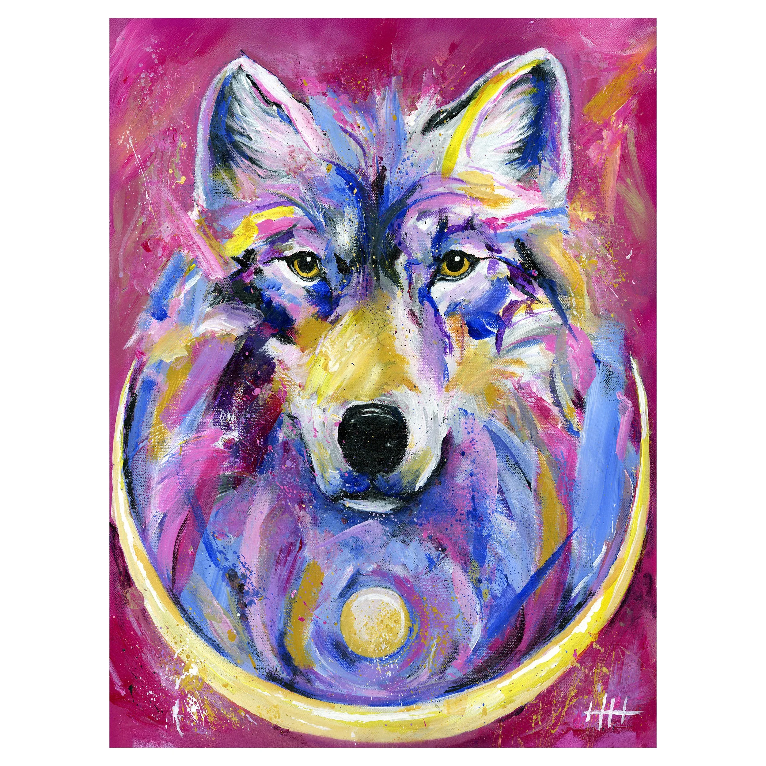 ''Wolf Guardian'' - Kunsttrykk