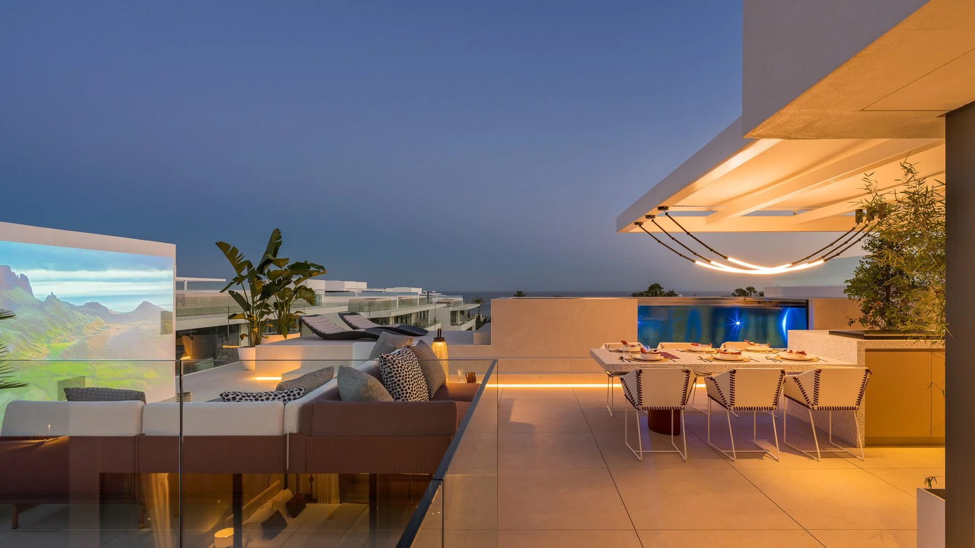 Luxury villa with sea views golden mile