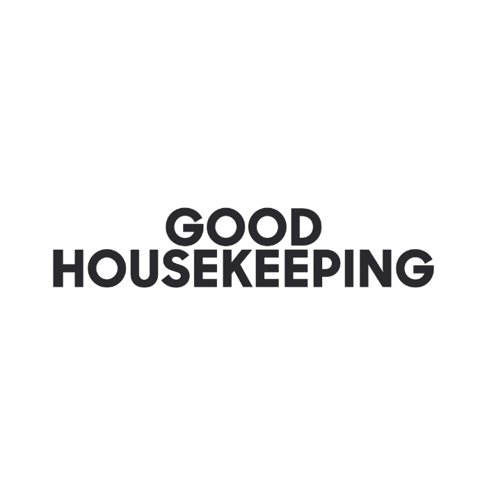 Black text on a white background that says, "Good Housekeeping".
