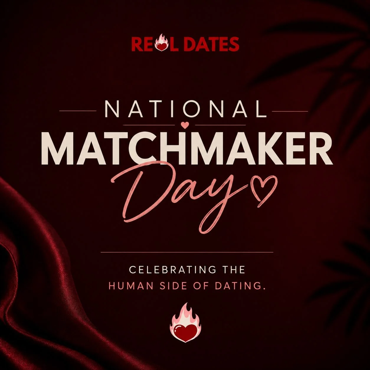 Today is National Matchmaker Day ❤️

And while matchmaking has changed over the years, the part that matters most really hasn&rsquo;t: people getting to know people.

Listening. Asking the right questions. Paying attention to the things that don&rsqu