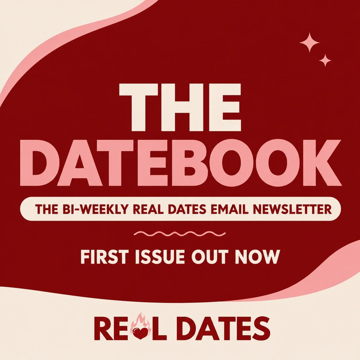Introducing The Datebook 💌

Our bi-weekly email newsletter is where we&rsquo;ll share the latest from Real Dates including: matchmaking progress, what&rsquo;s happening behind the scenes, and anything you need to know along the way.

The first issue