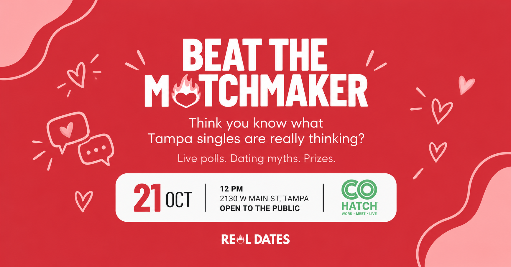 Think You Know What Tampa Singles Are Really Thinking? Come Beat the Matchmaker