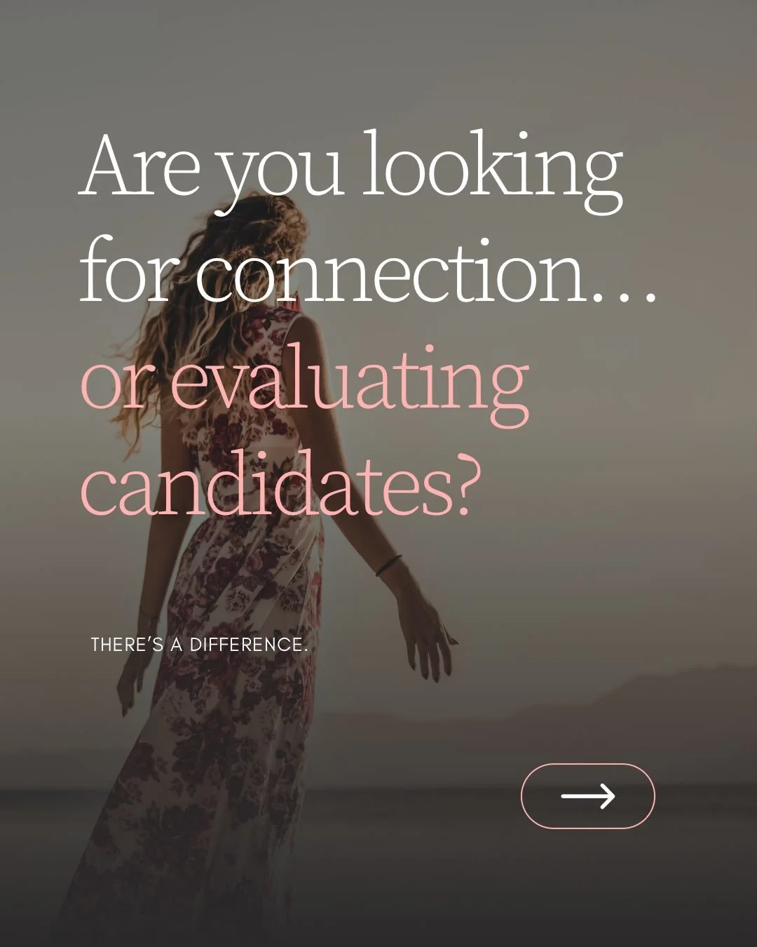 Dating apps require us to make decisions quickly. Swipe. Compare. Decide.

The problem is that sometimes we bring that same mindset with us when we finally meet someone in person.

Suddenly the date starts feeling less like getting to know another hu