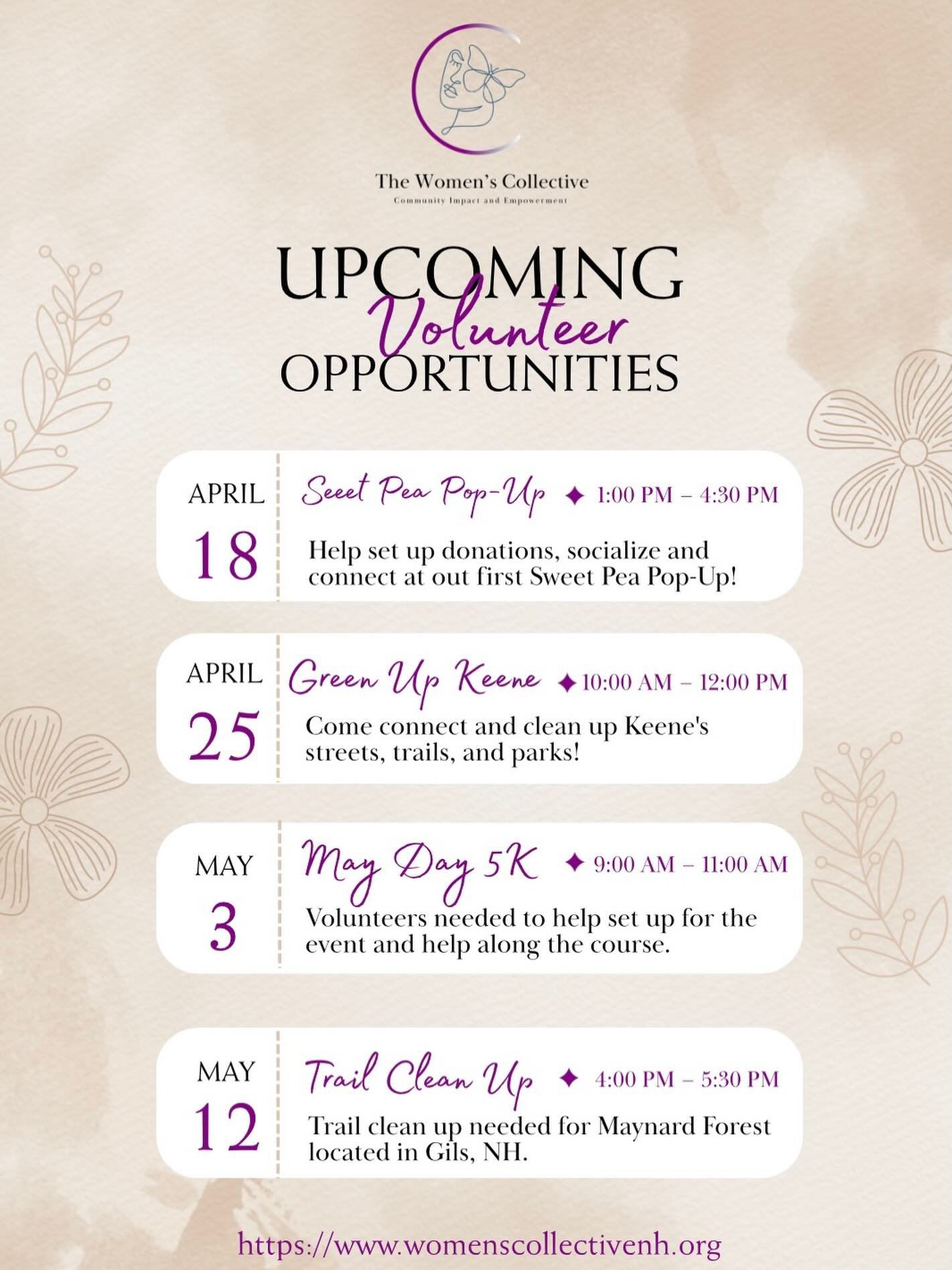 Spring is here and so are new ways to make a difference! 
 
Browse our volunteer opportunities and find the perfect way to get involved.
 
Use the form in our bio or below to sign up!
https://forms.gle/o795iuttpoJUqeRAA