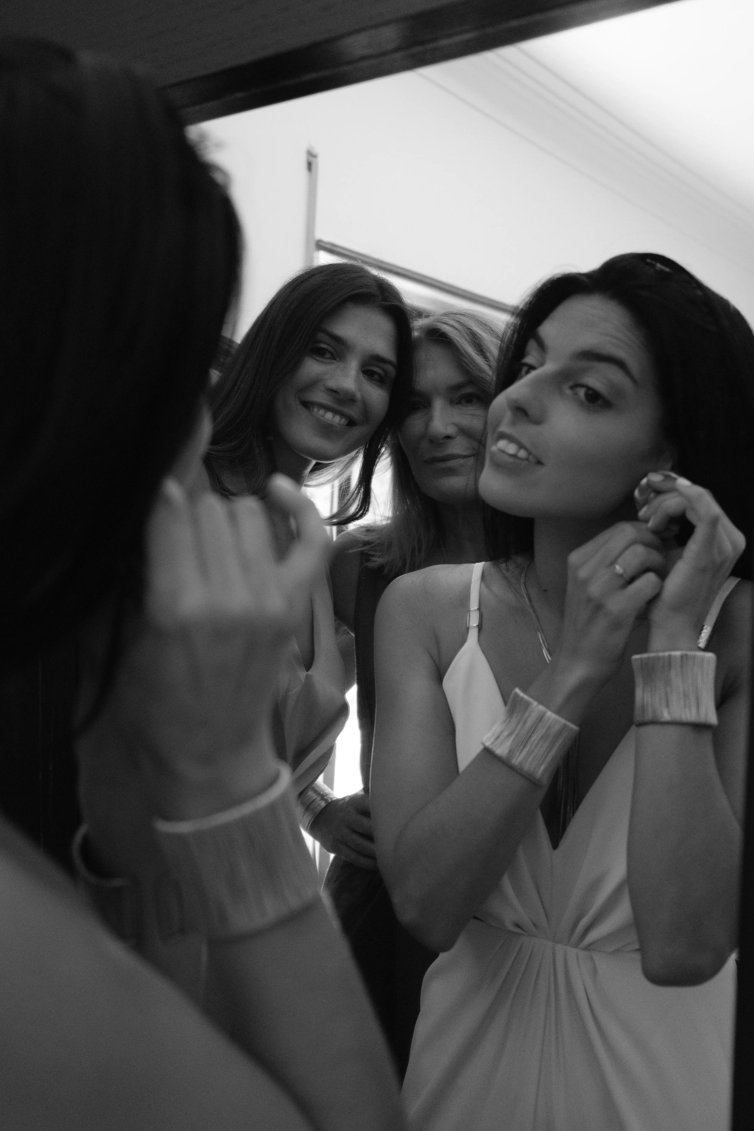 Final touches as Leonor gets ready for the ceremony.