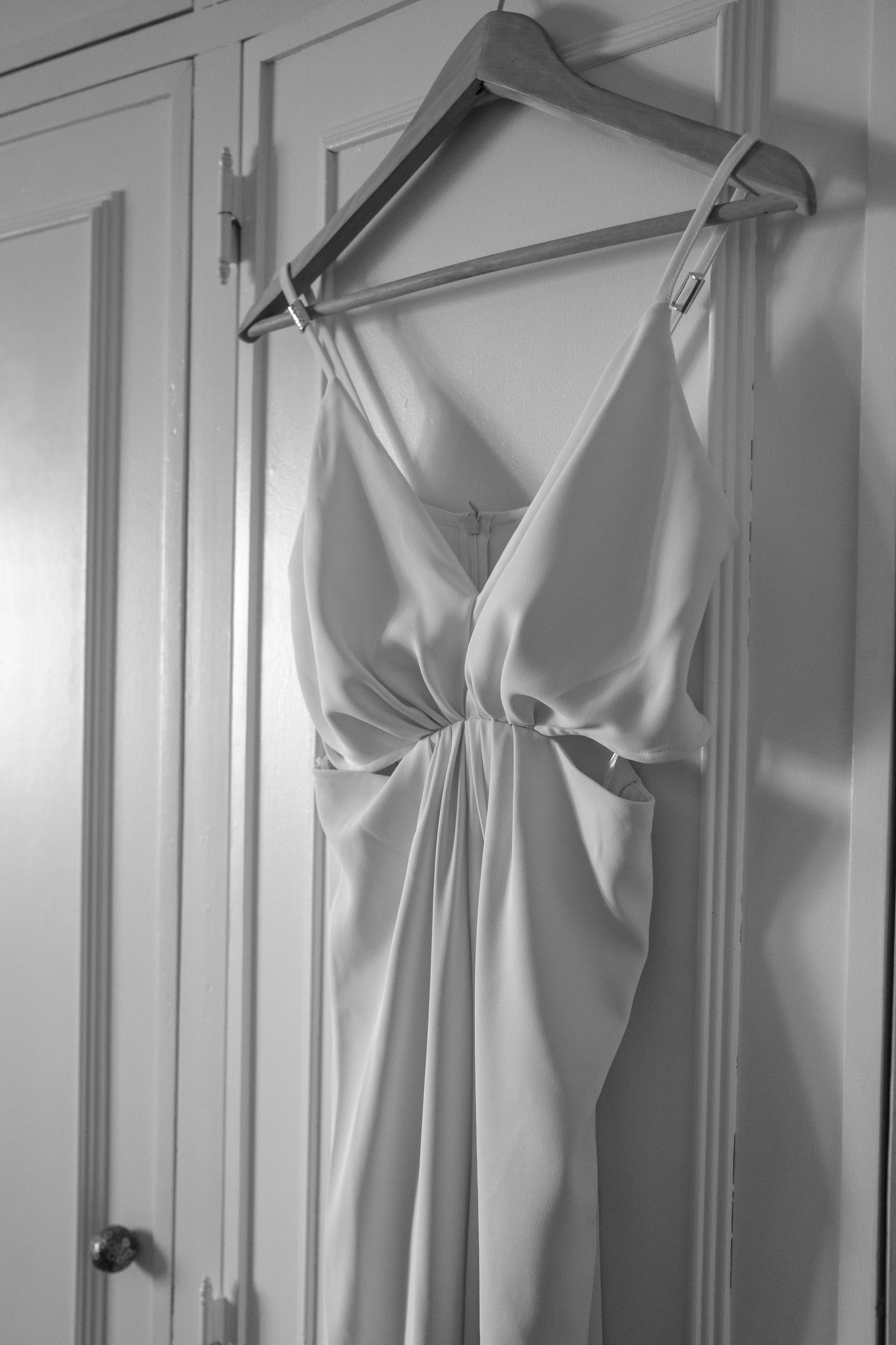 A detail of Leonor’s wedding dress.