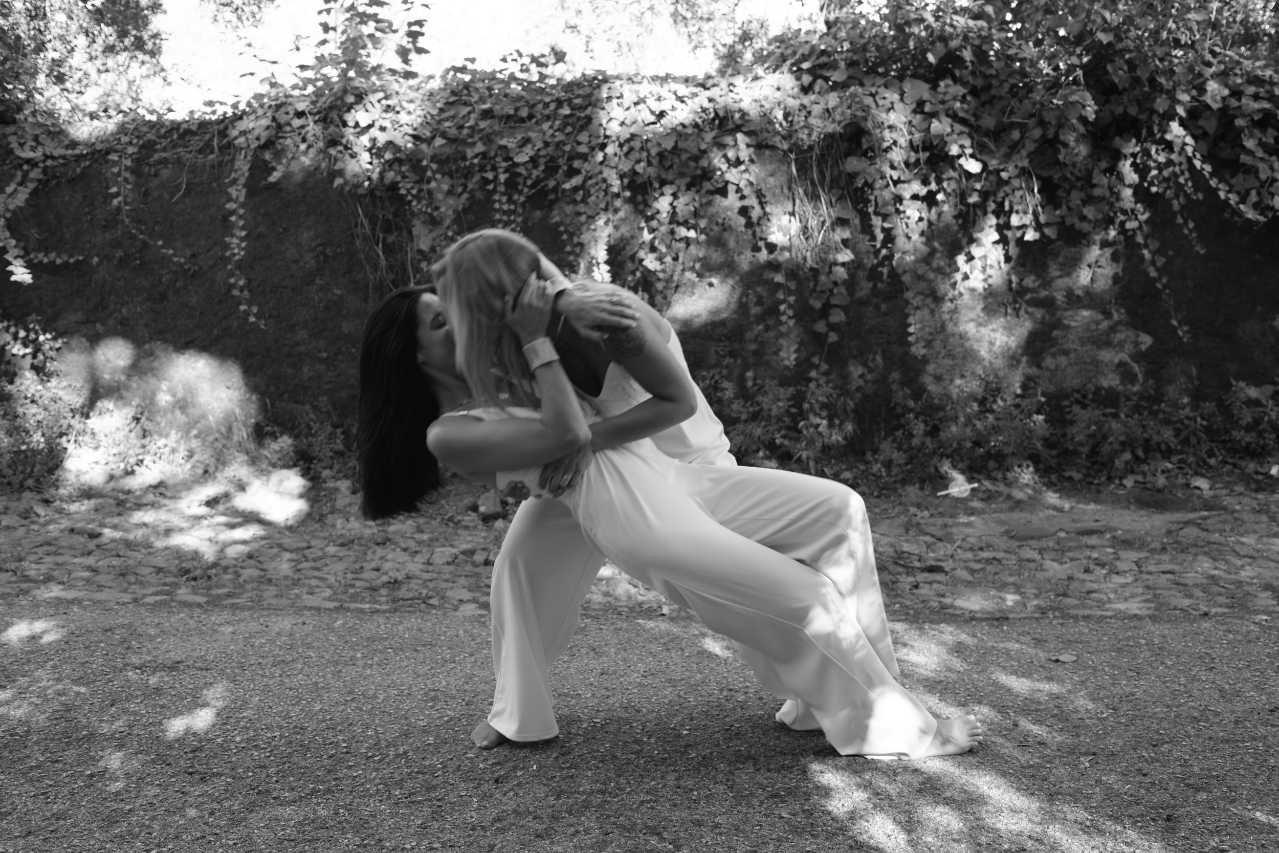 Sofia and Leonor sharing a tender moment together.