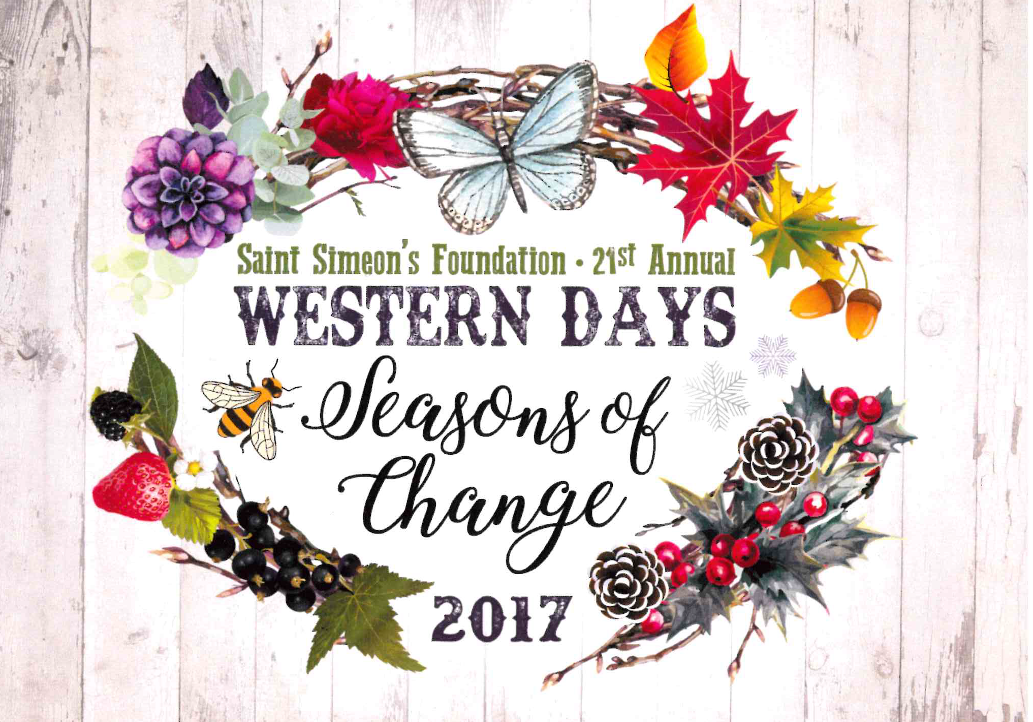 September 12, 2017 - Seasons of Change
Event Chairs: Caron and Shawn Lawhorn
Honorary Chair: Ellen and Don Atkins
Patron Chairs: Lisa and Tom Schooley
Auction Chairs: Marcia and Ron MacLeod
