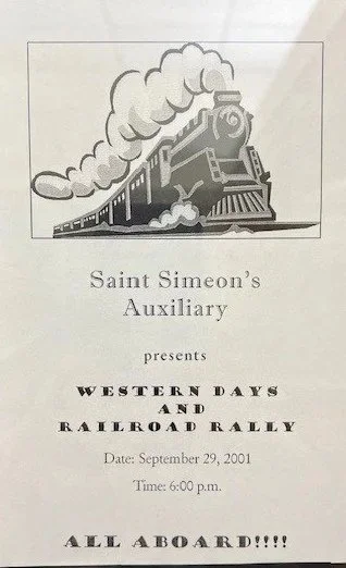 September 29, 2001 – Ridin’ The Rails to Ole Tulsey Town
Proceeds for a 14-passenger wheelchair-accessible van for the Home. Attendance is approximately 250.
Co-Chairpersons: Karen Garren and Linda Furman
