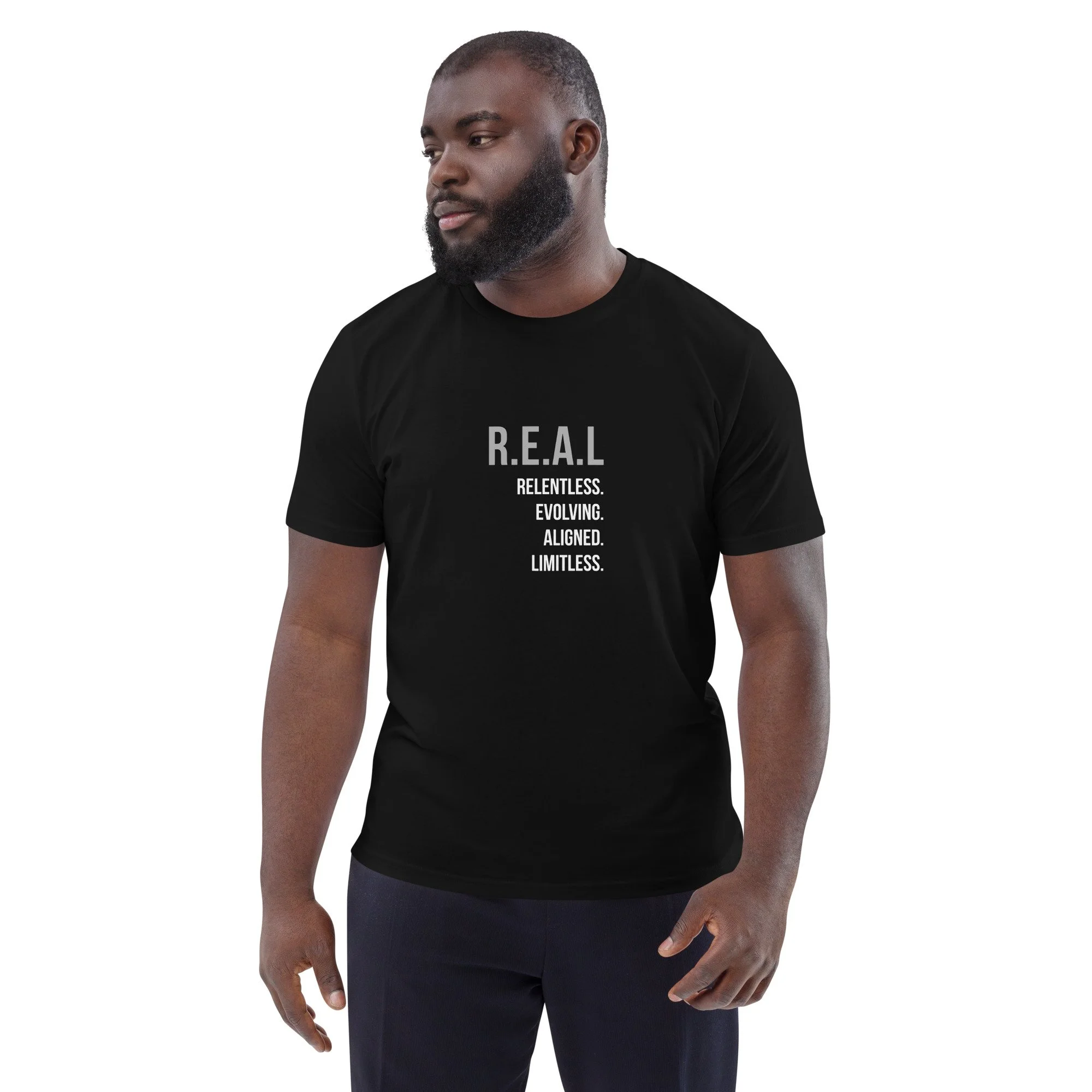 R.E.A.L T-Shirt — Black