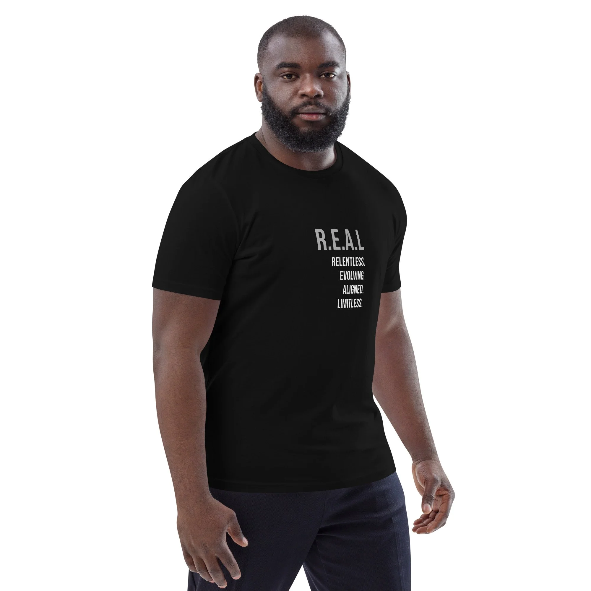 R.E.A.L T-Shirt — Black