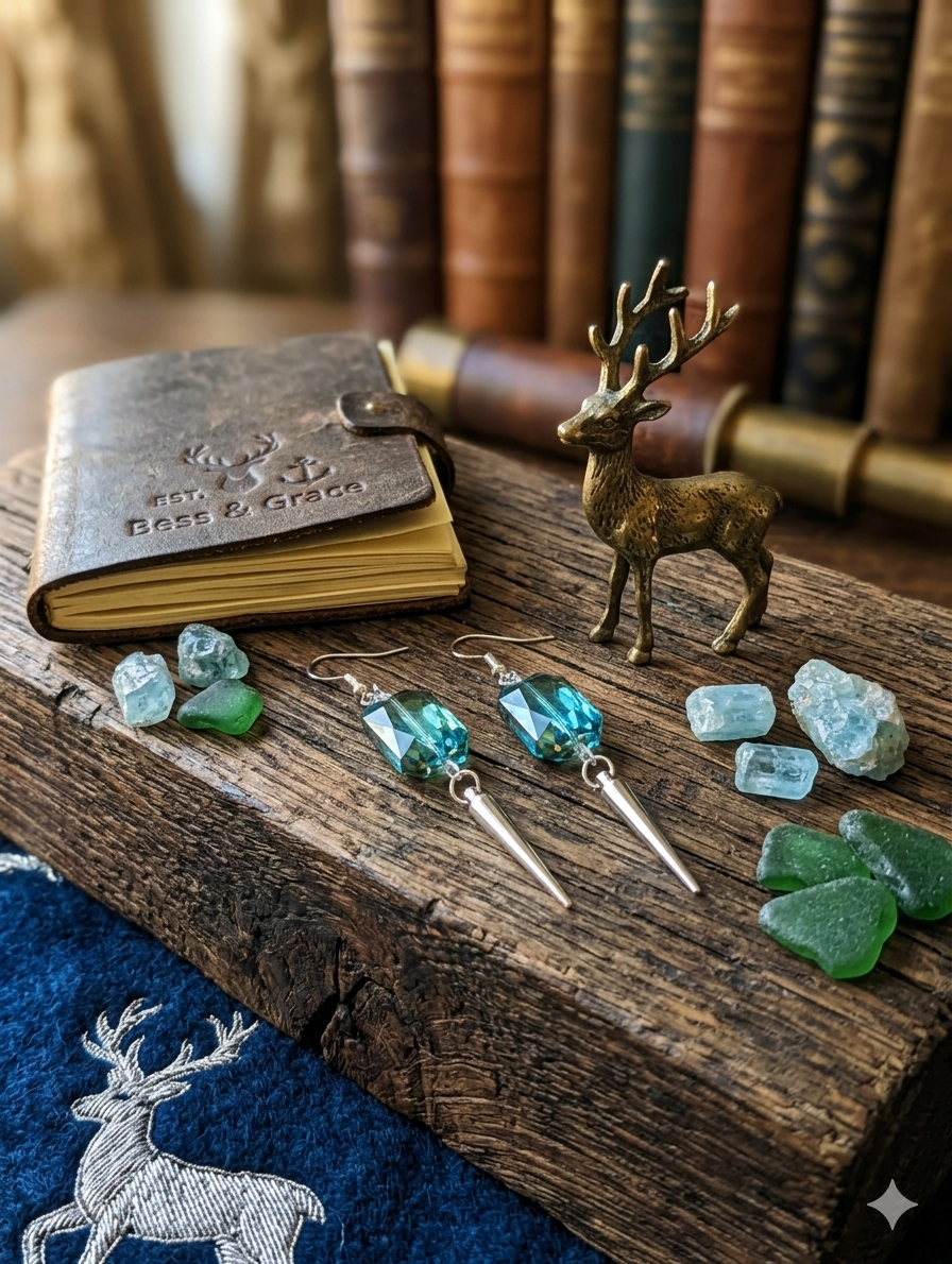 Pirate Queen Collection - treasure earrings