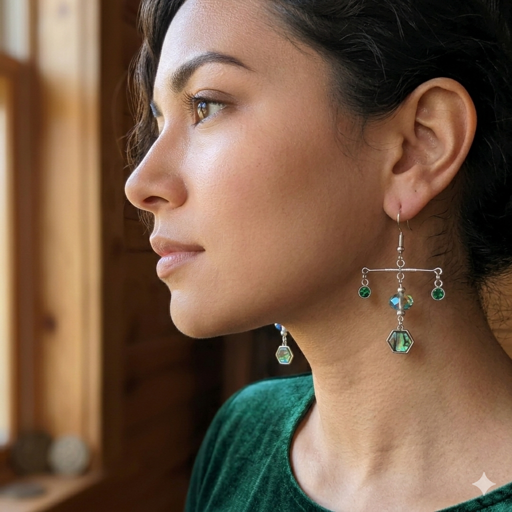 The Court Collection - cross earrings
