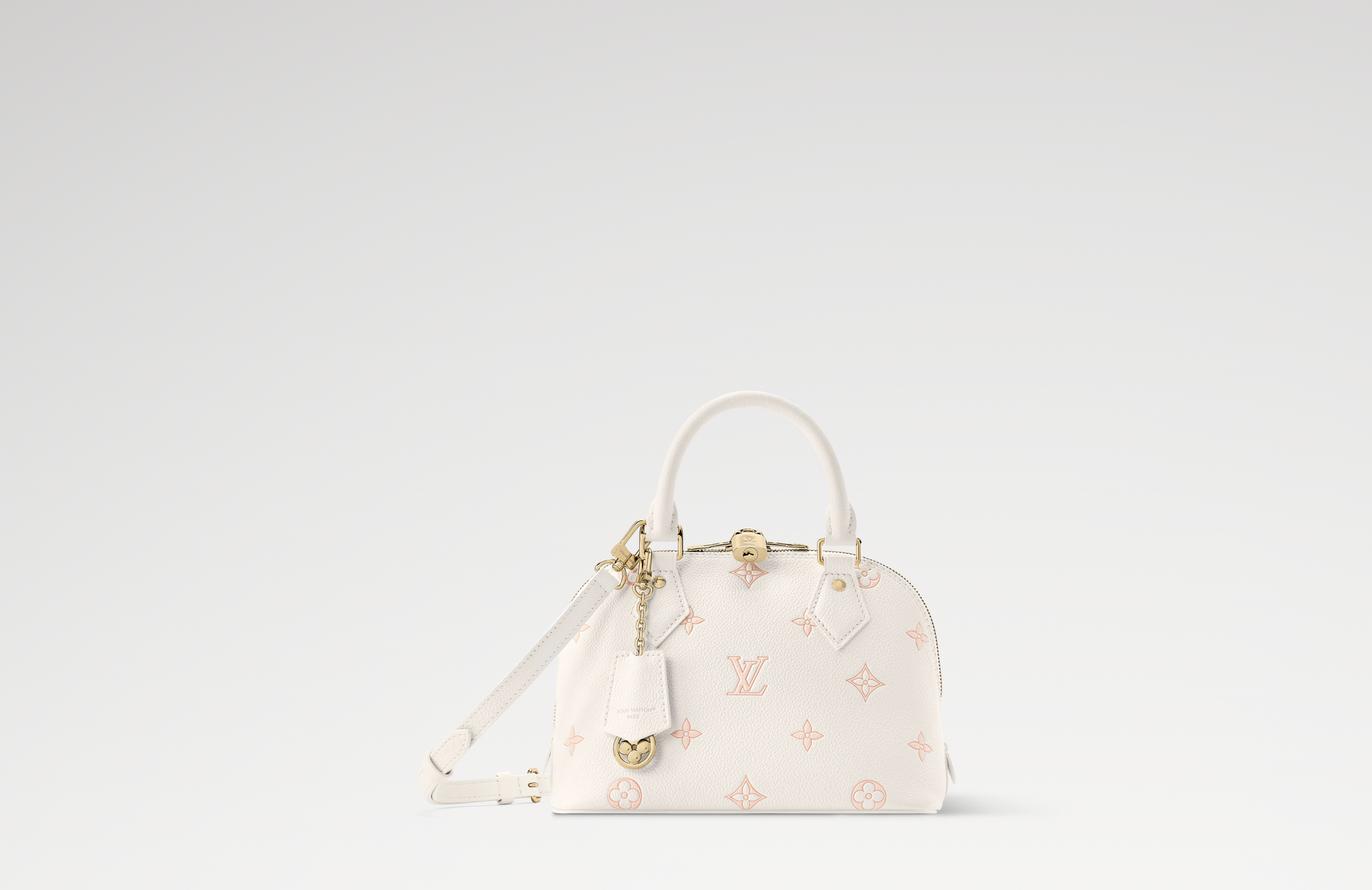 Alma BB – Louis Vuitton Monogram Empreinte, Milky White & Peach