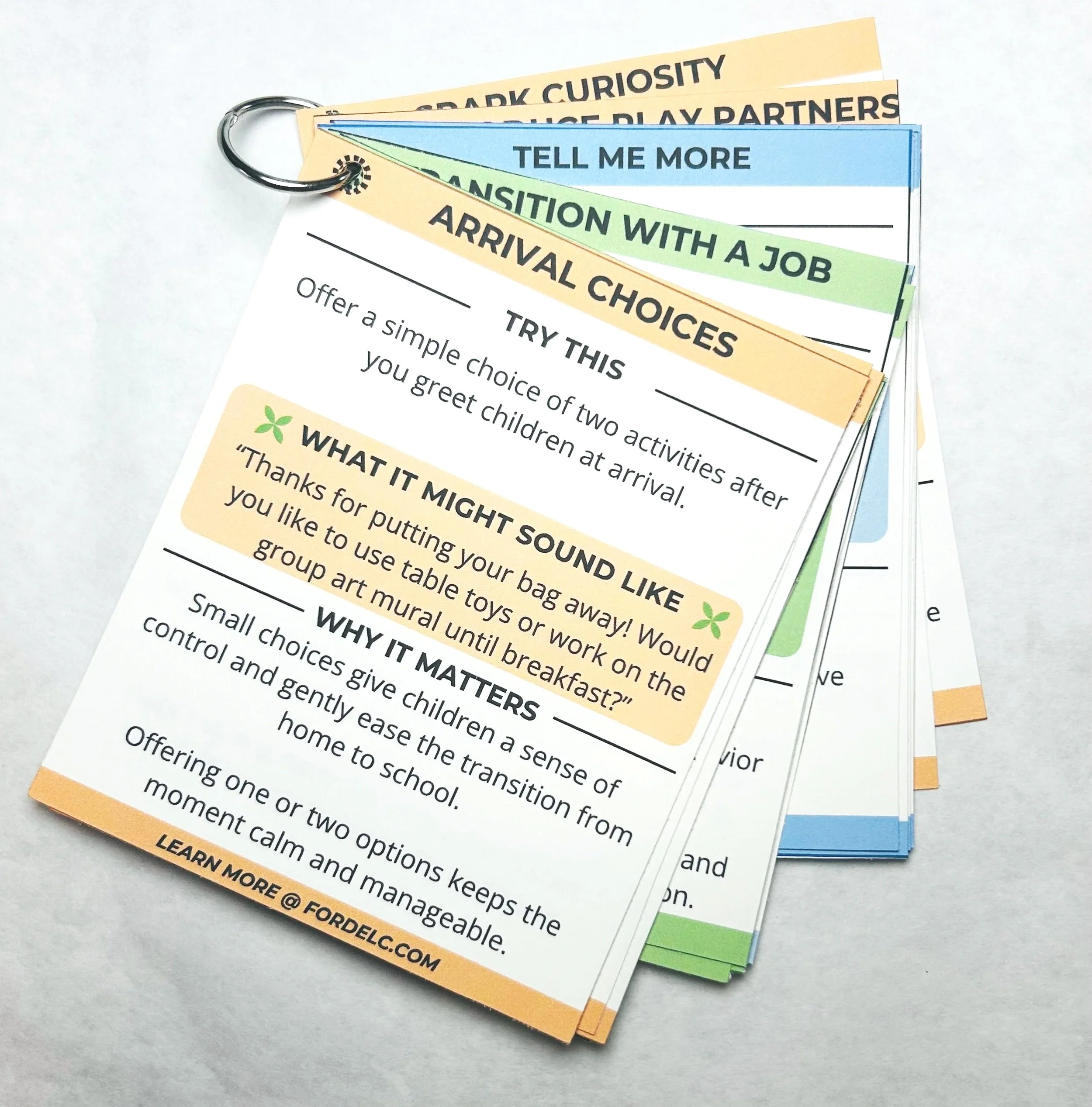 Everyday Interactions Cue Cards (preschool edition)