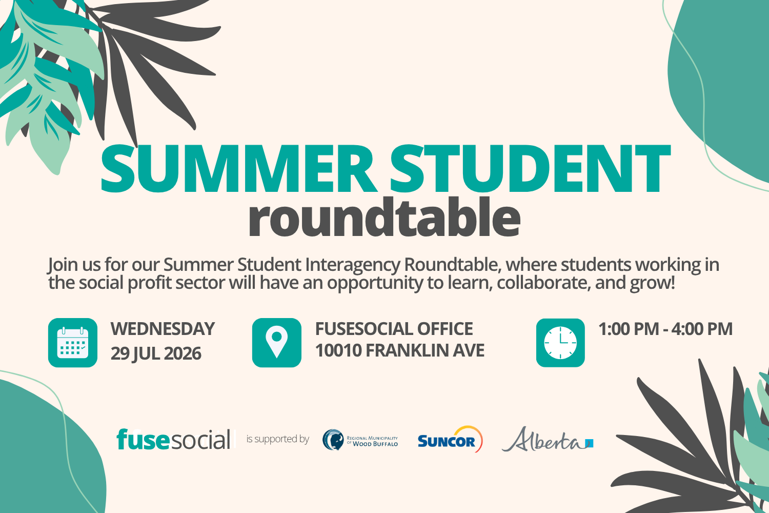 Summer Student Roundtable - July 29, 2026