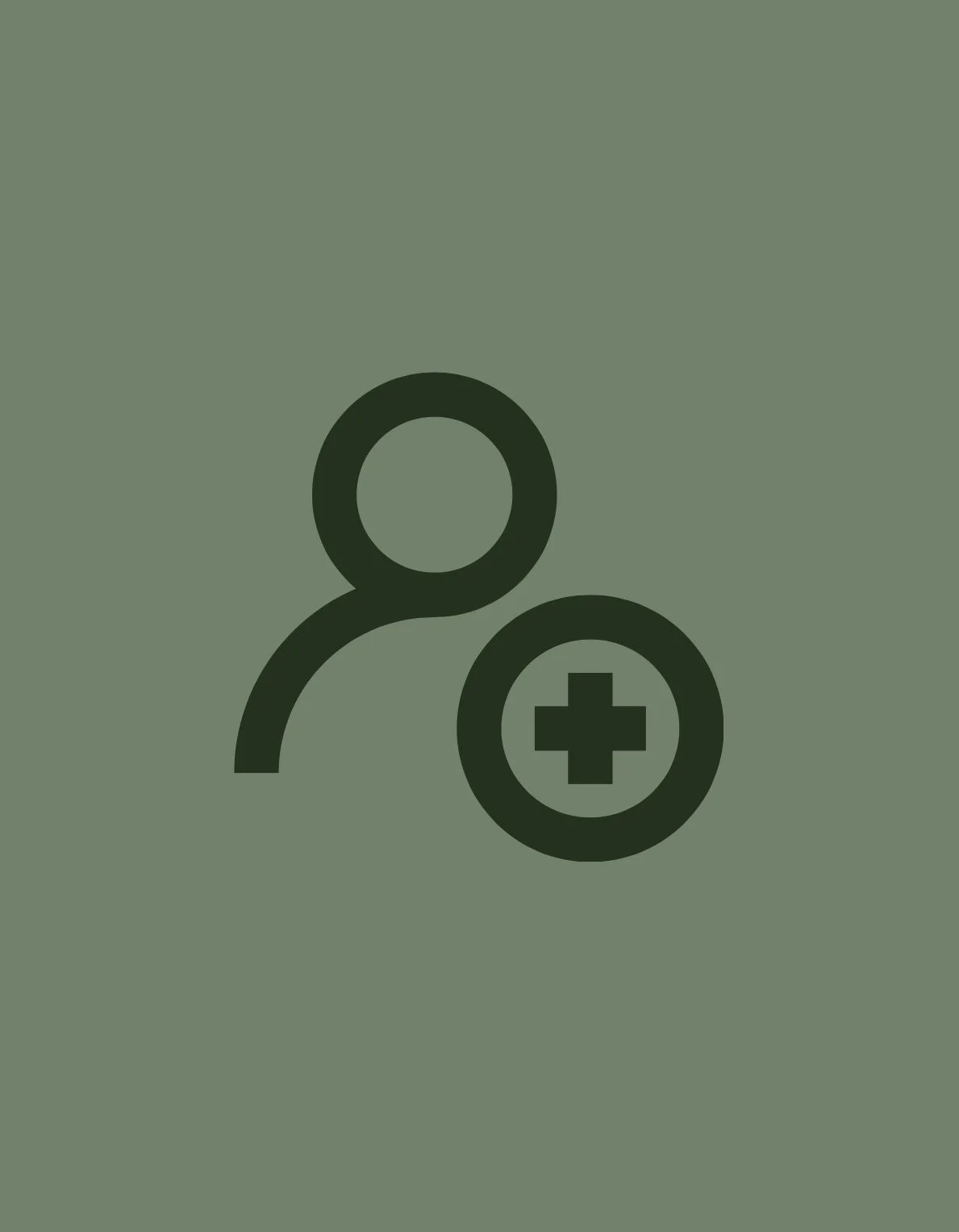 Placeholder image of a person icon with a medical cross symbol.