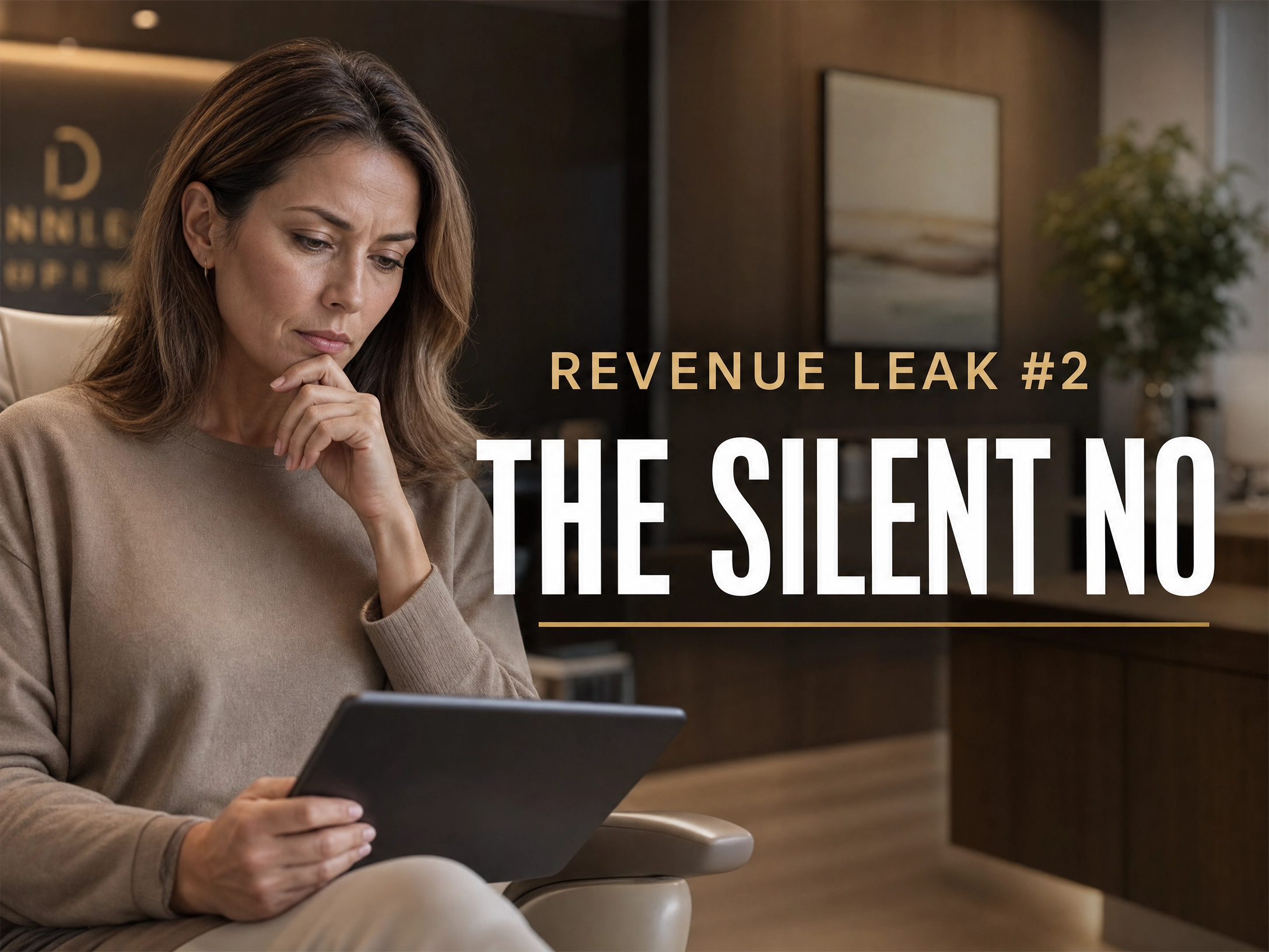Revenue Leak #2: The Silent No (The Unasked Financial Question)