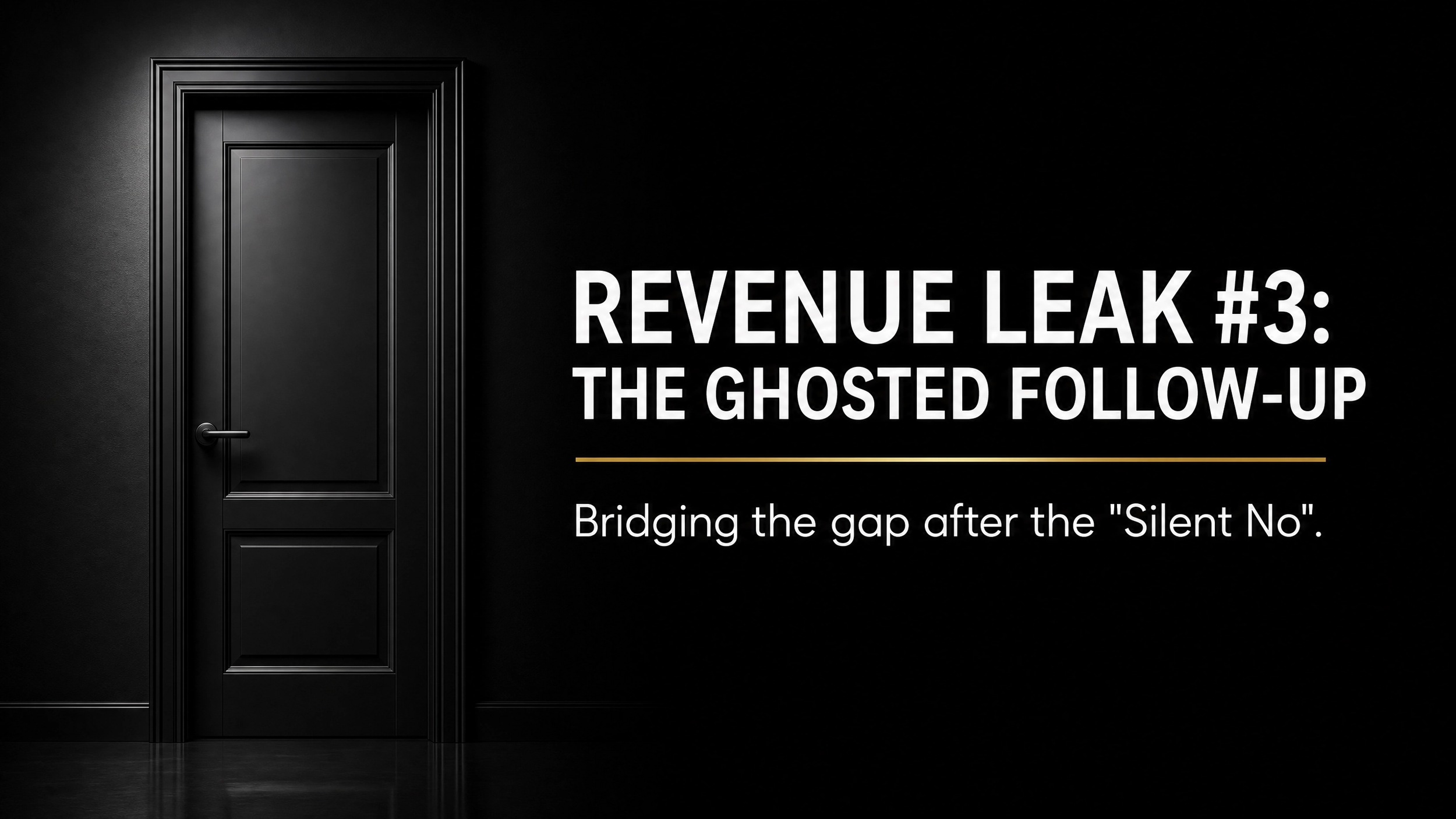 Revenue Leak #3: The Ghosted Follow-Up