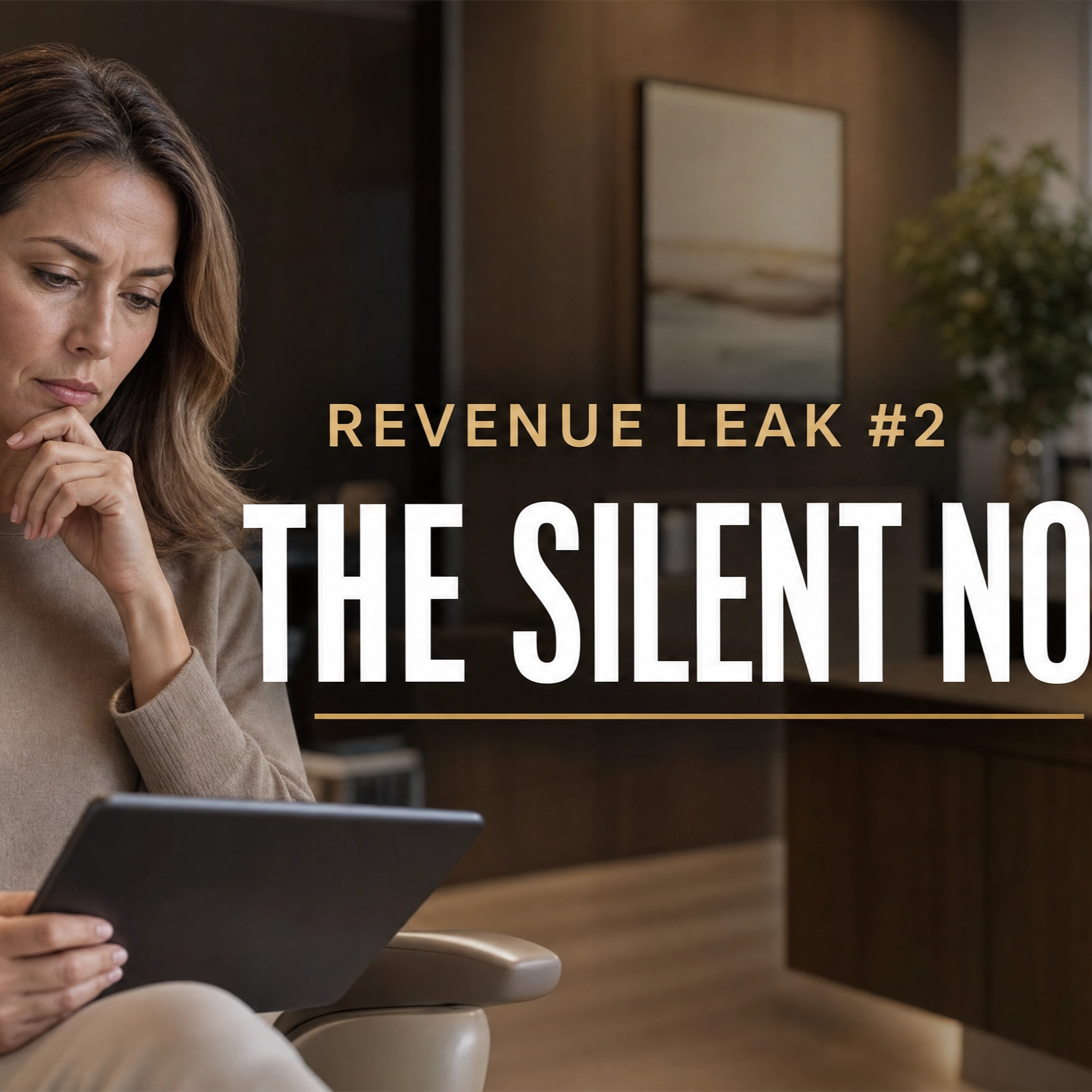 Revenue Leak #2: The Silent No (The Unasked Financial Question)
