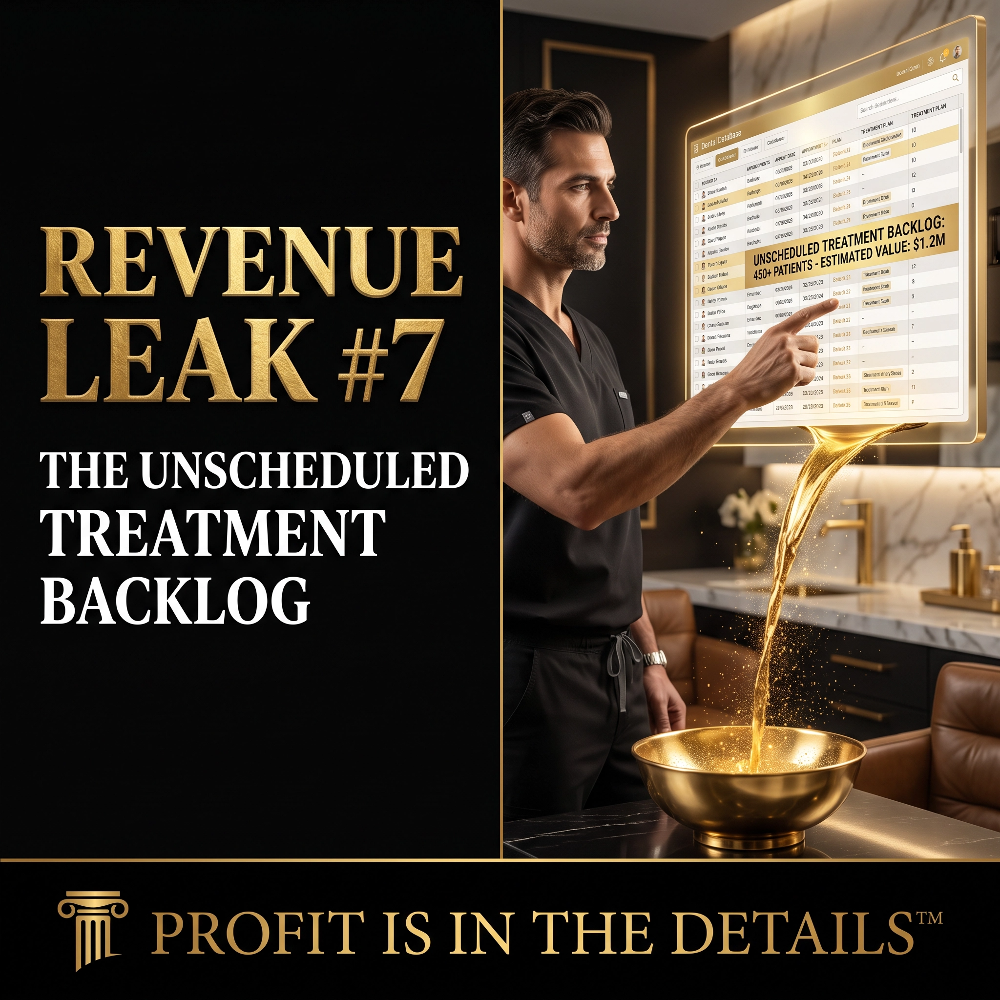 Revenue Leak #7: The Unscheduled Treatment Backlog