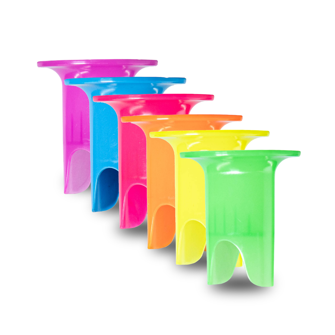6-pack green yellow orange pink blue purple pop pals