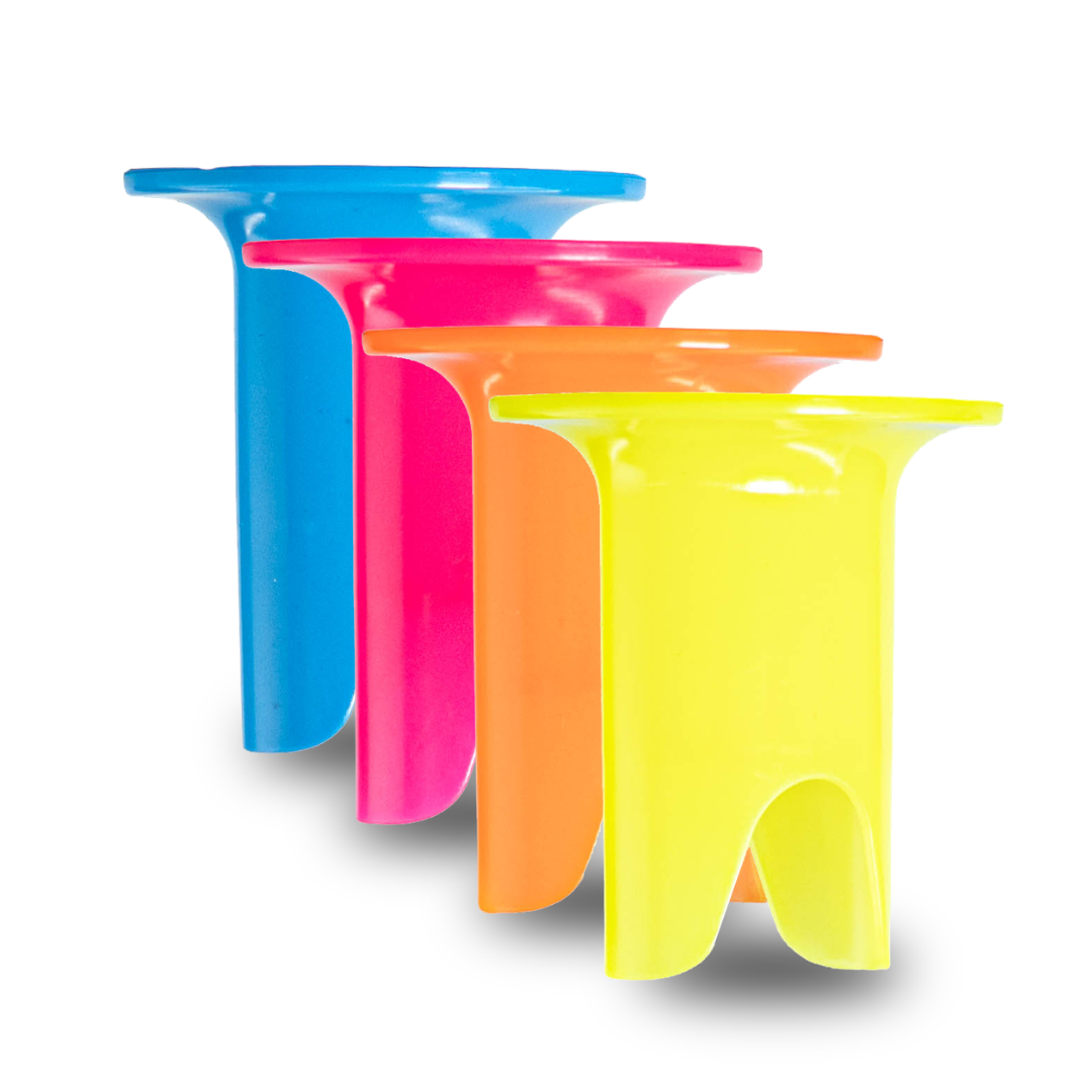 4-pack blue pink orange yellow pop pals