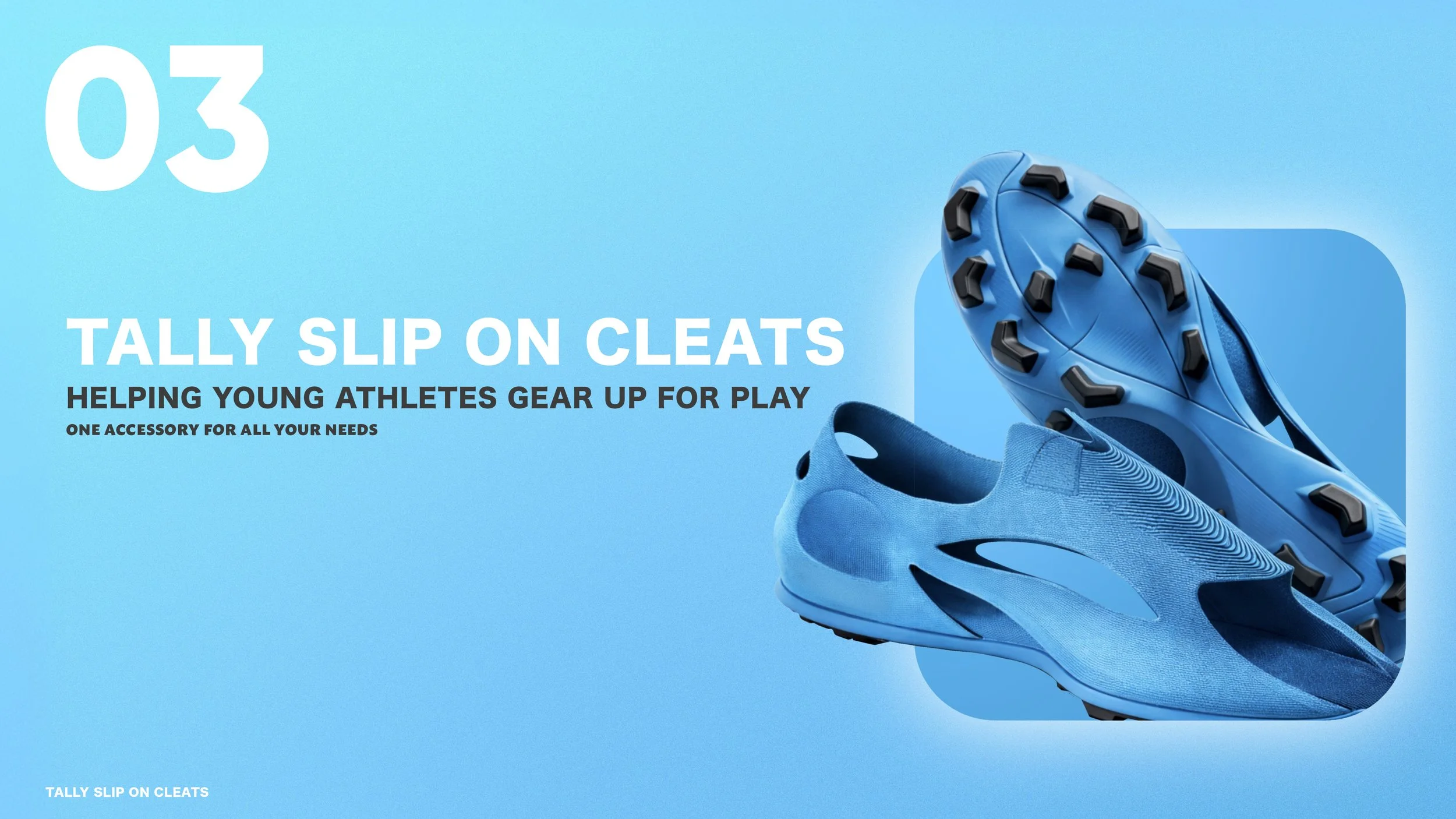 Tally: slip on cleats for kids