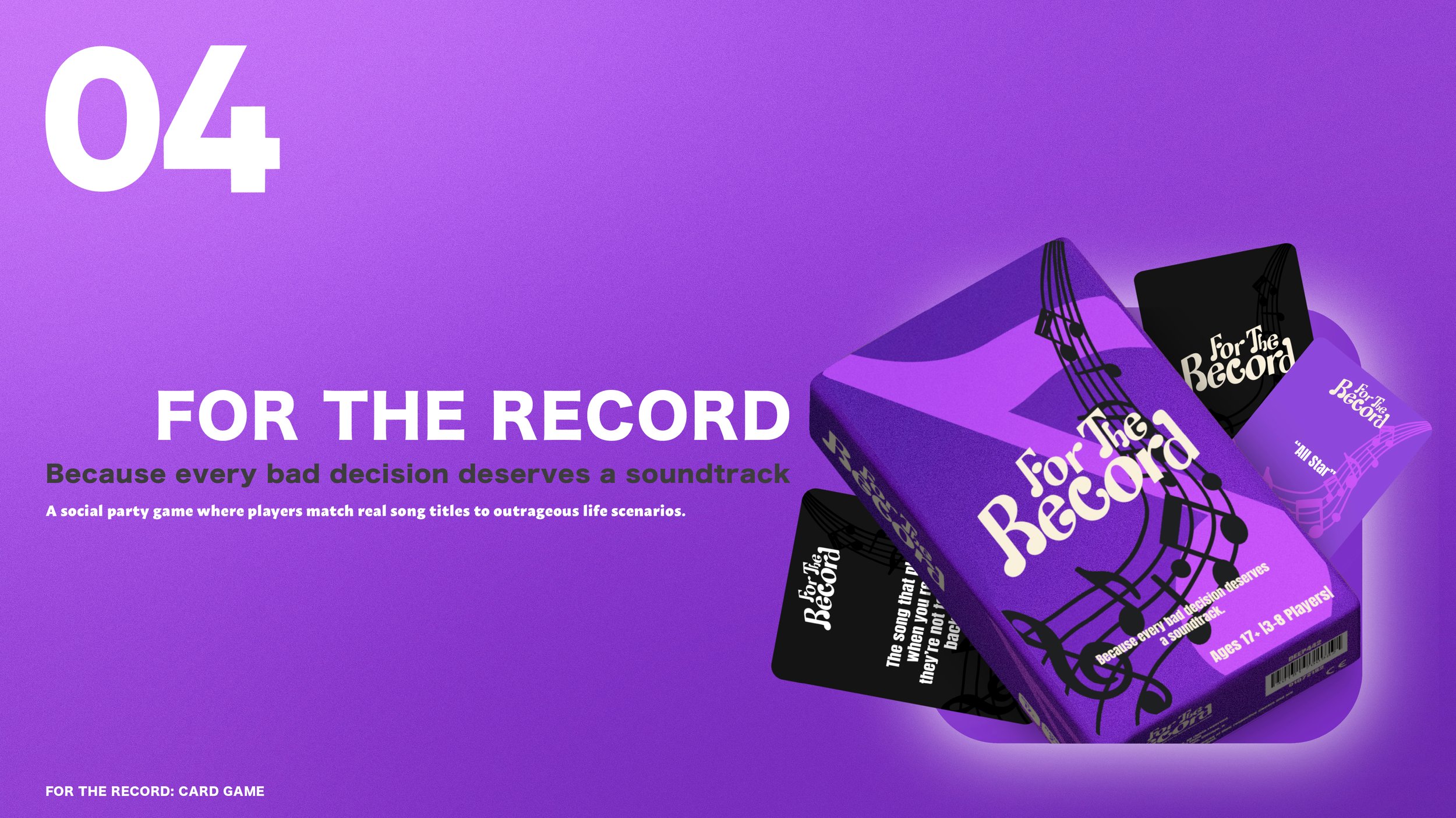 For The Record Card Game