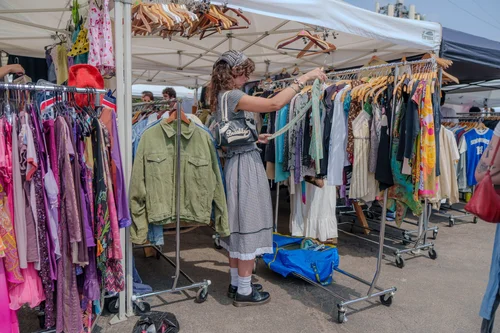L.A. Flea, flea market in Sunset Boulevard, Echo Park, photo 1 of 4