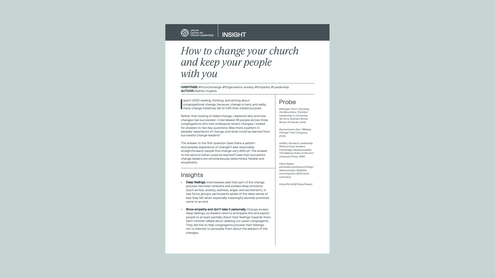 How to Change Your Church and Keep Your People with You