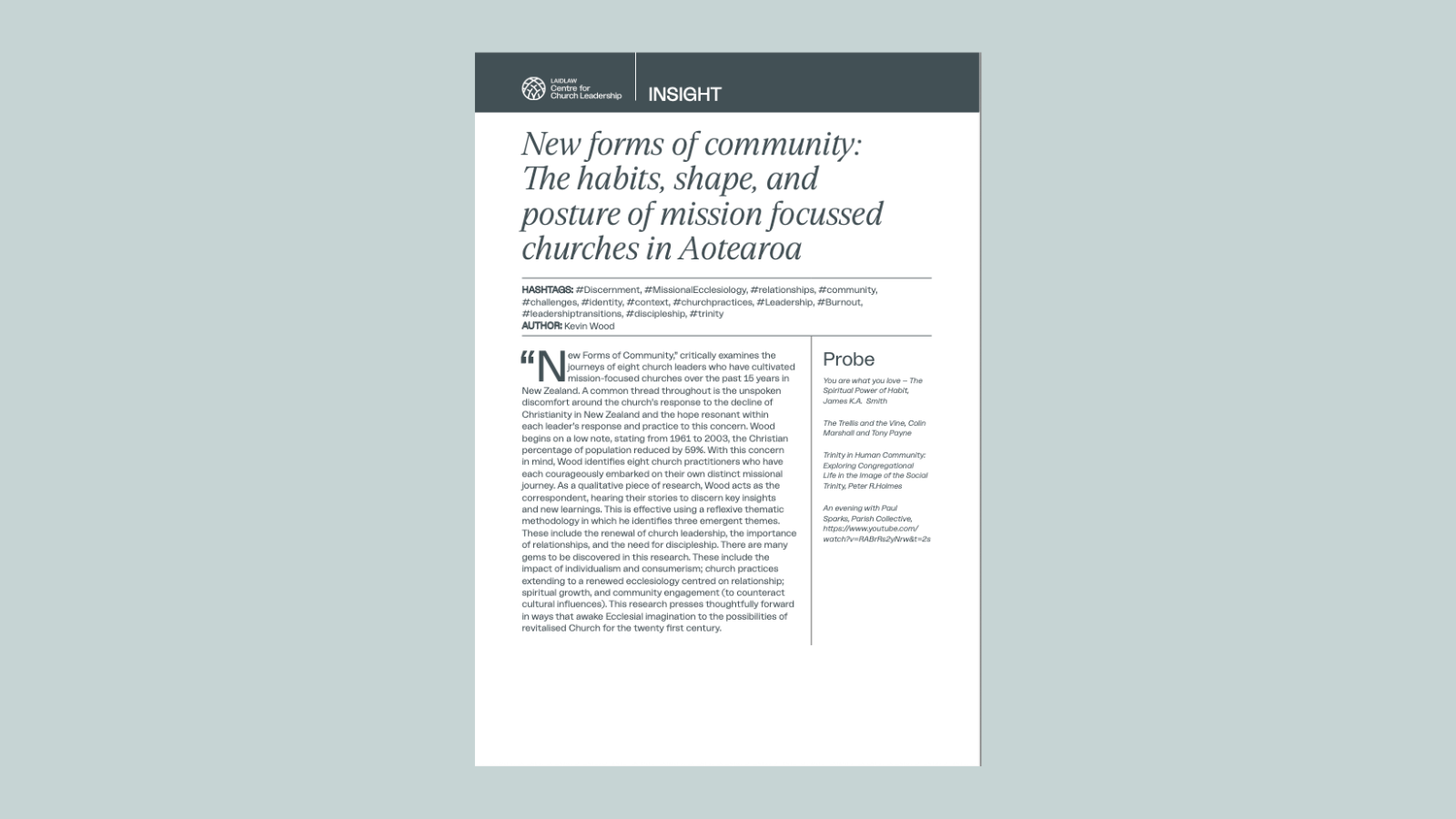 New Forms of Community