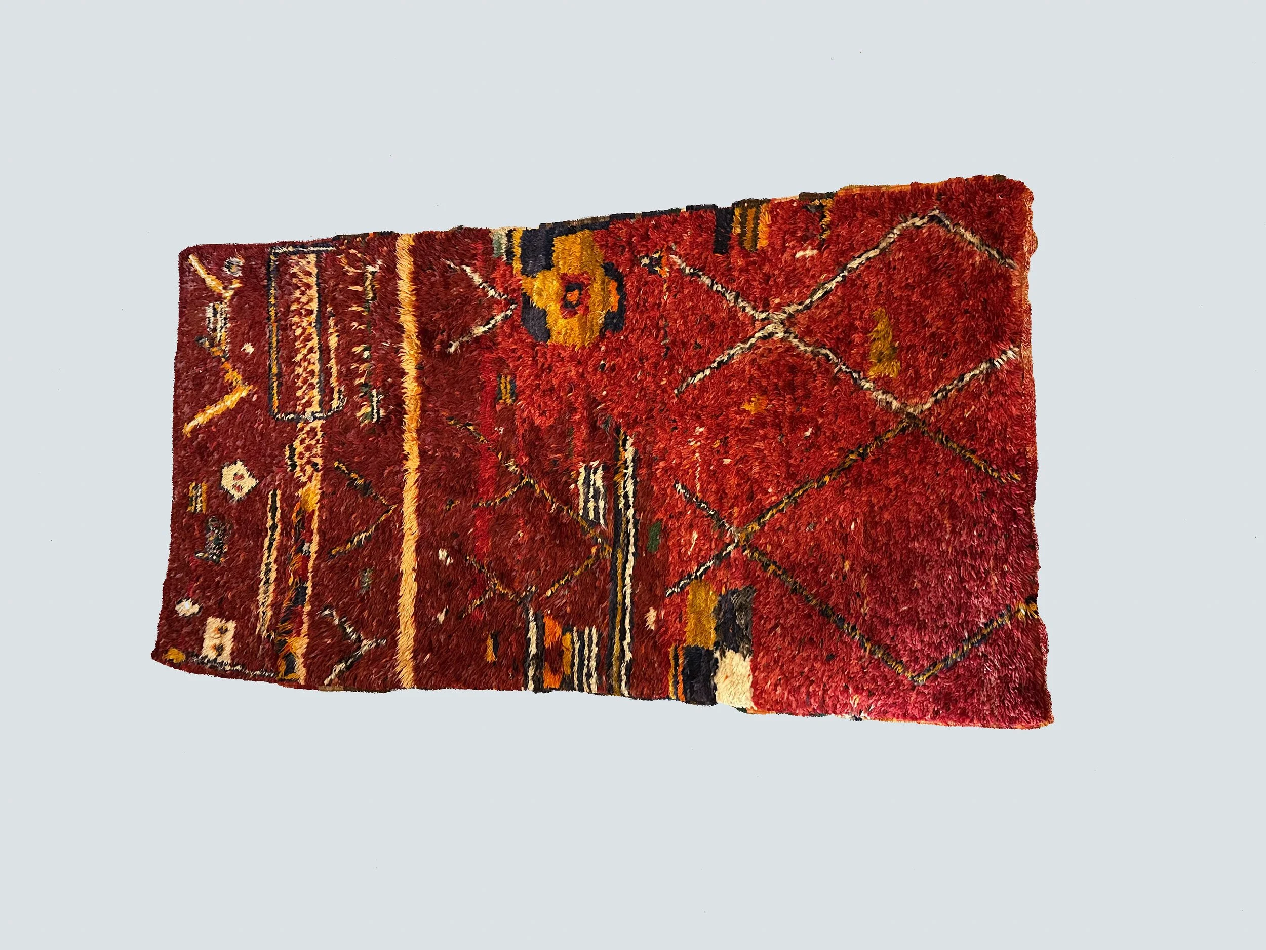 Antique Zayani Varied Pile Rug