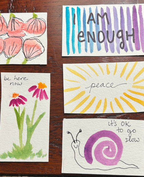 art journaling & creativity for body image with Kathy Kimbrough