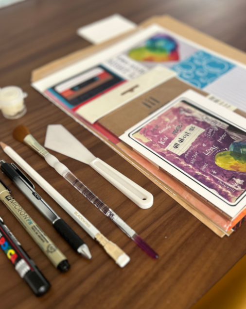 Art journaling for body image