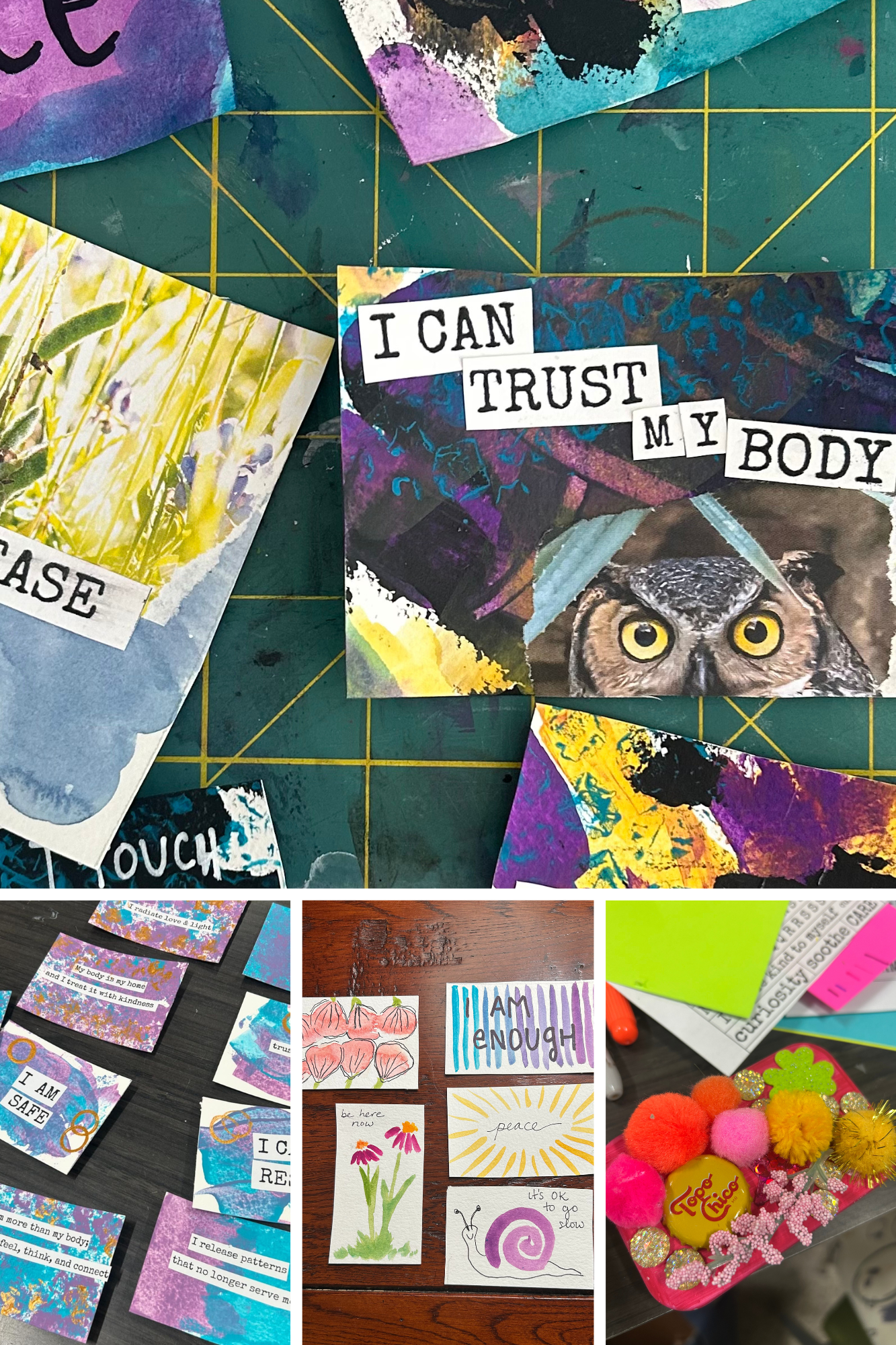 Affirmation Card Decks Art Workshop