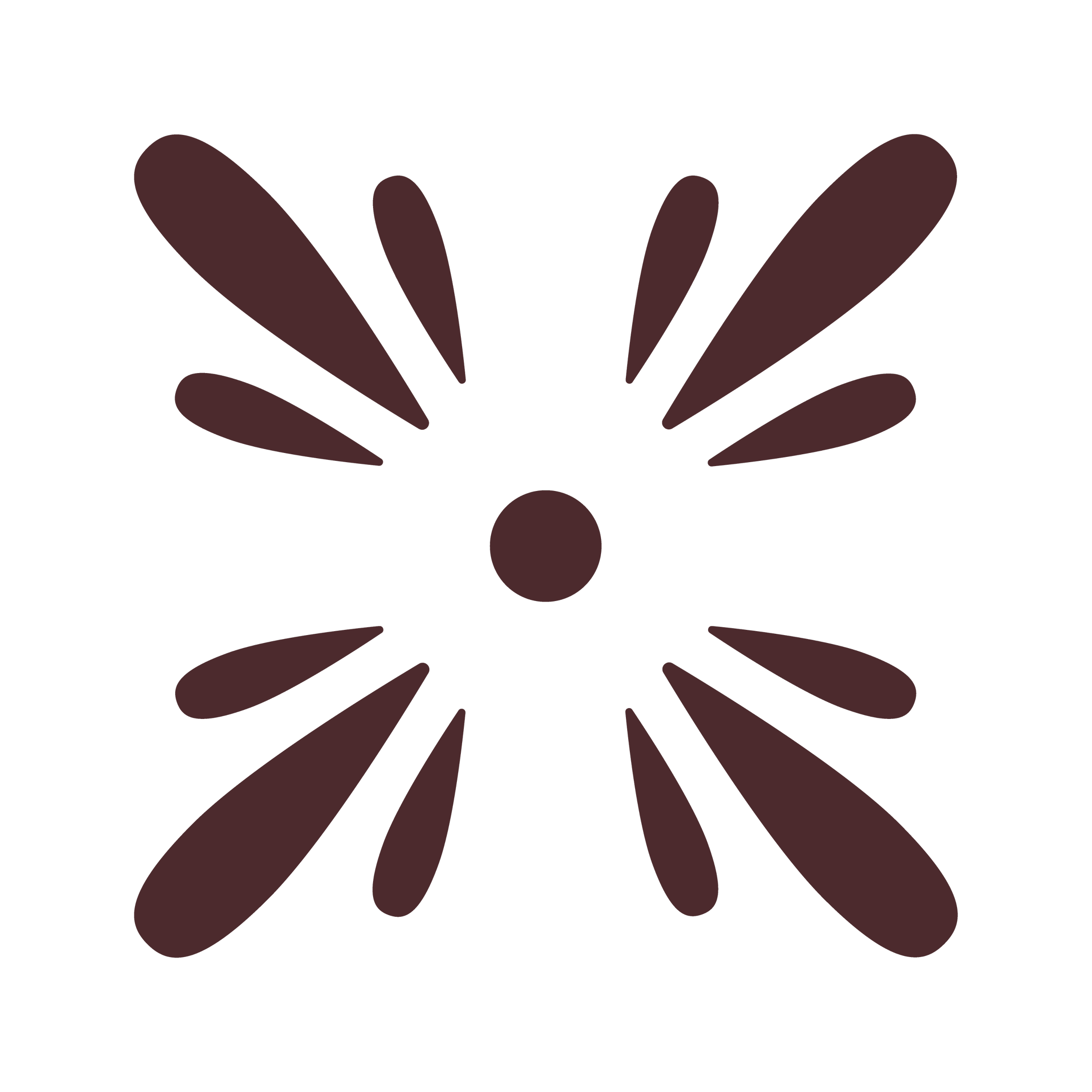 A plum colored sub mark on The Birth Atelier website.