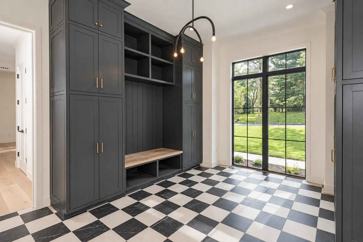 Oak Haven mudroom