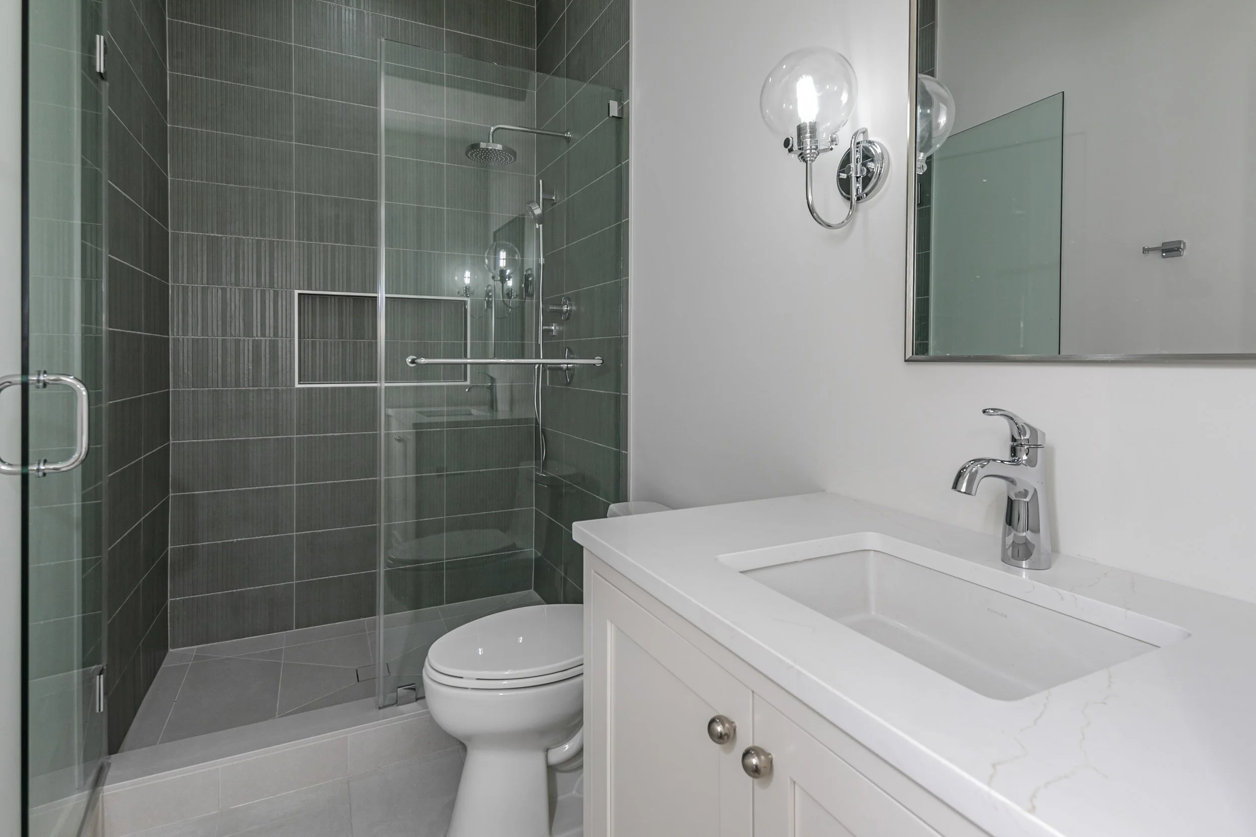Oak Haven lower-level bathroom