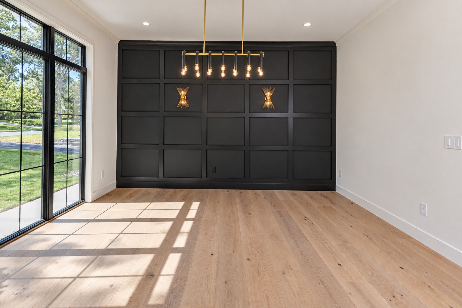 Oak Haven dining room paneling