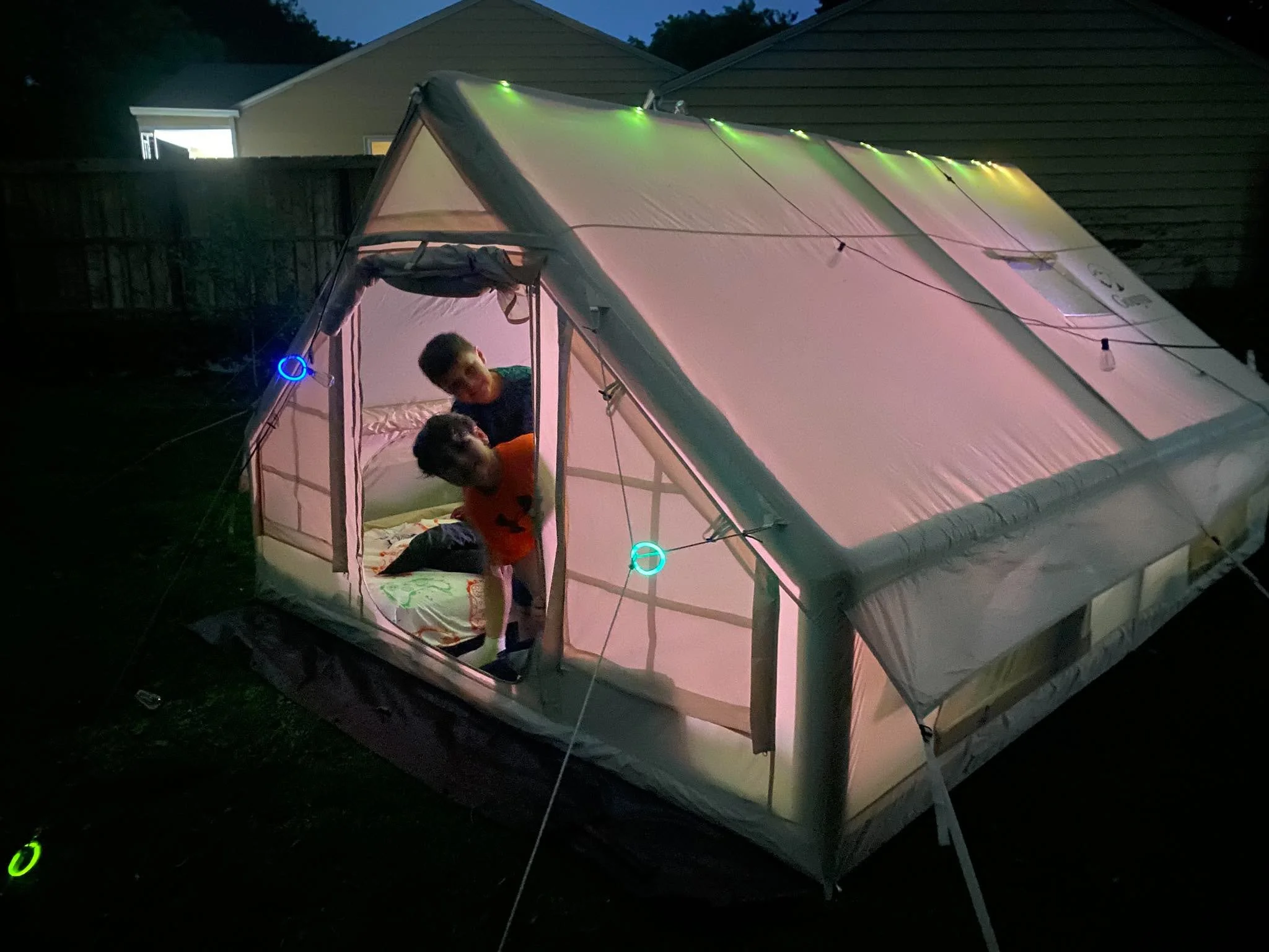 nighttime glow