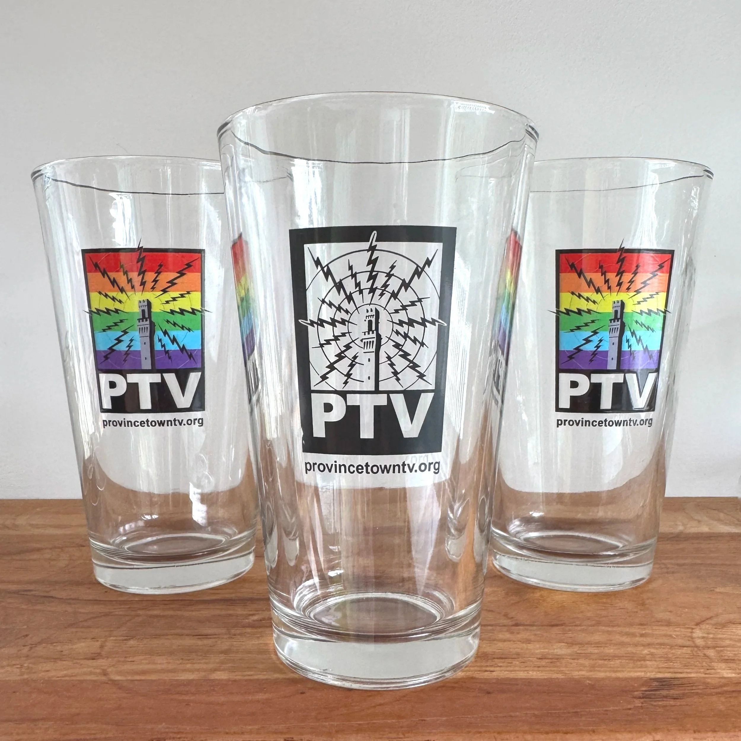 PTV Drinking Glass