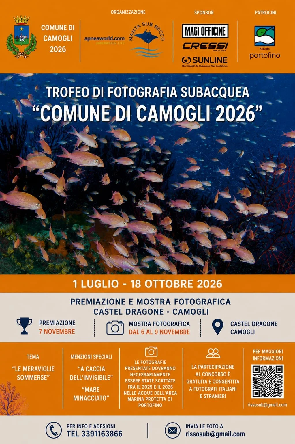 📷Concorso fotosub Città di Camogli