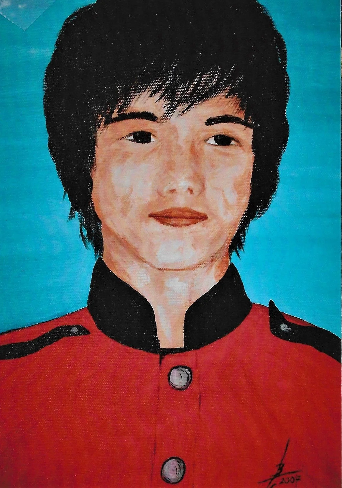 Mike "Axe" our Asian Son (Exchange Student)      16X20    Acrylic