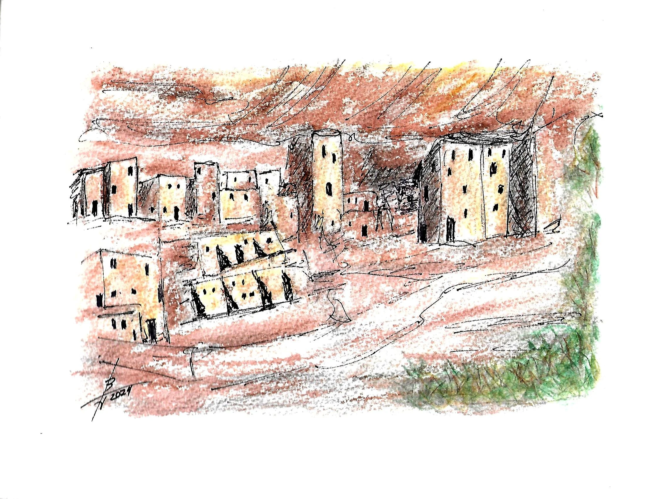 Mesa Verde  pen&ink -watercolor.jpg