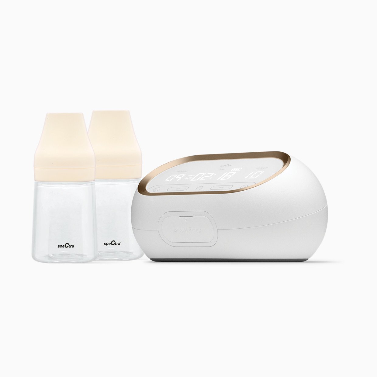 Portable double adjustable breast pump on Rachel Bernhard's Baby Registry page.