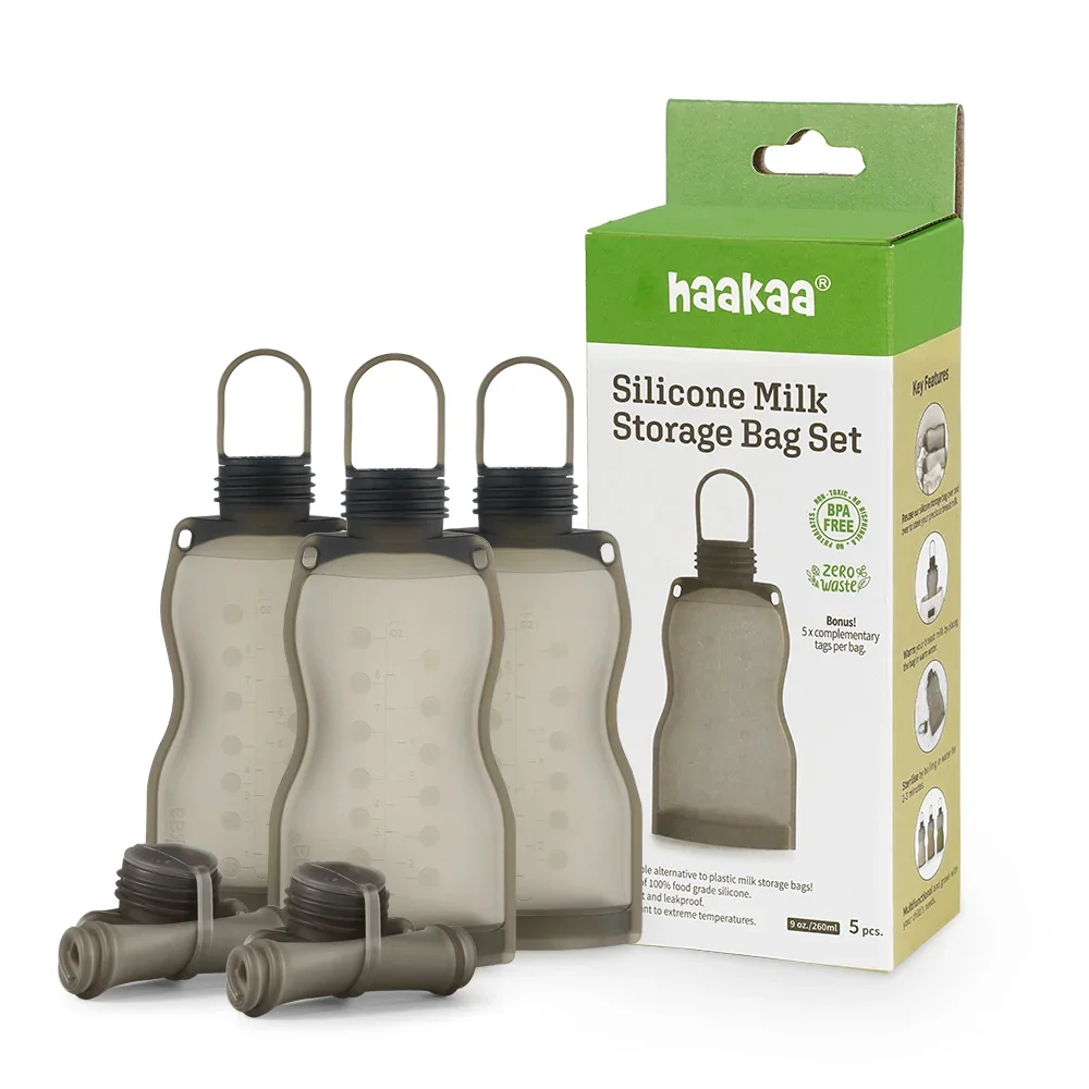 Reusable breast milk storage bags on Rachel Bernhard's Baby Registry page.