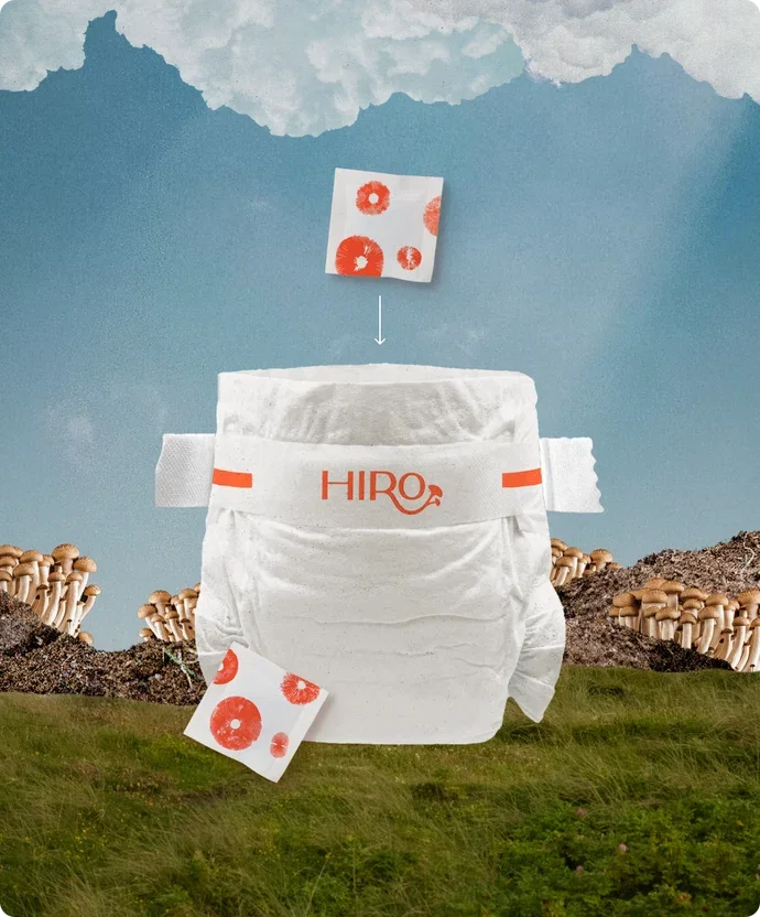 Hiro diapers on Rachel Bernhard's Baby Registry page.